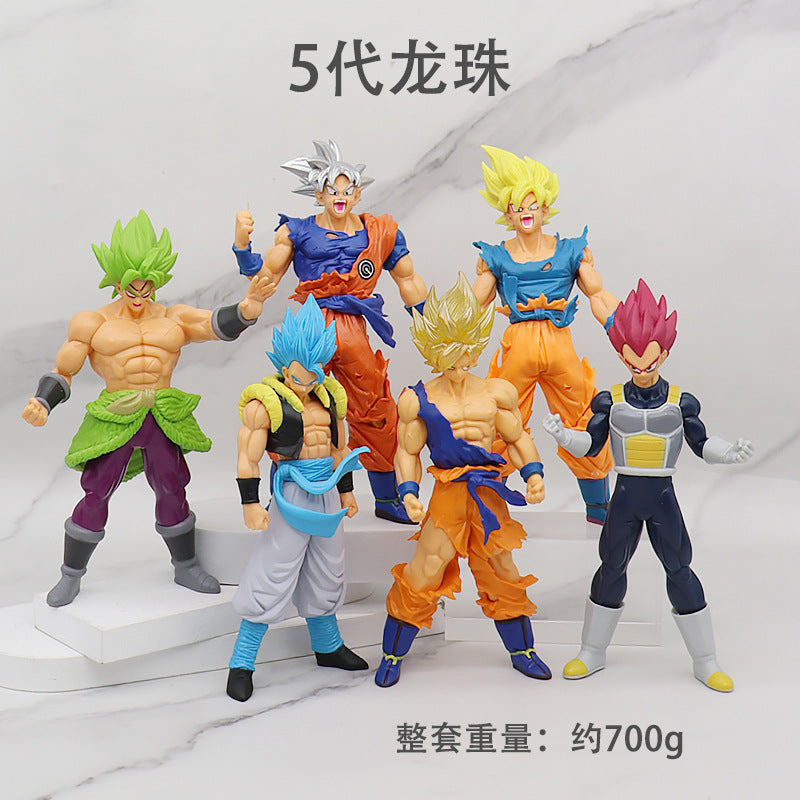 Dragon Ball Super Saiyan Action Figures - Goku & Vegeta