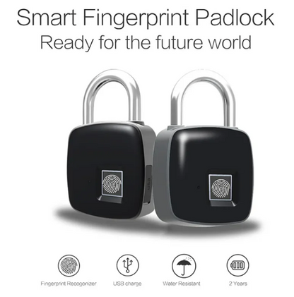 Electronic Fingerprint Smart Padlock Anti-Theft Design