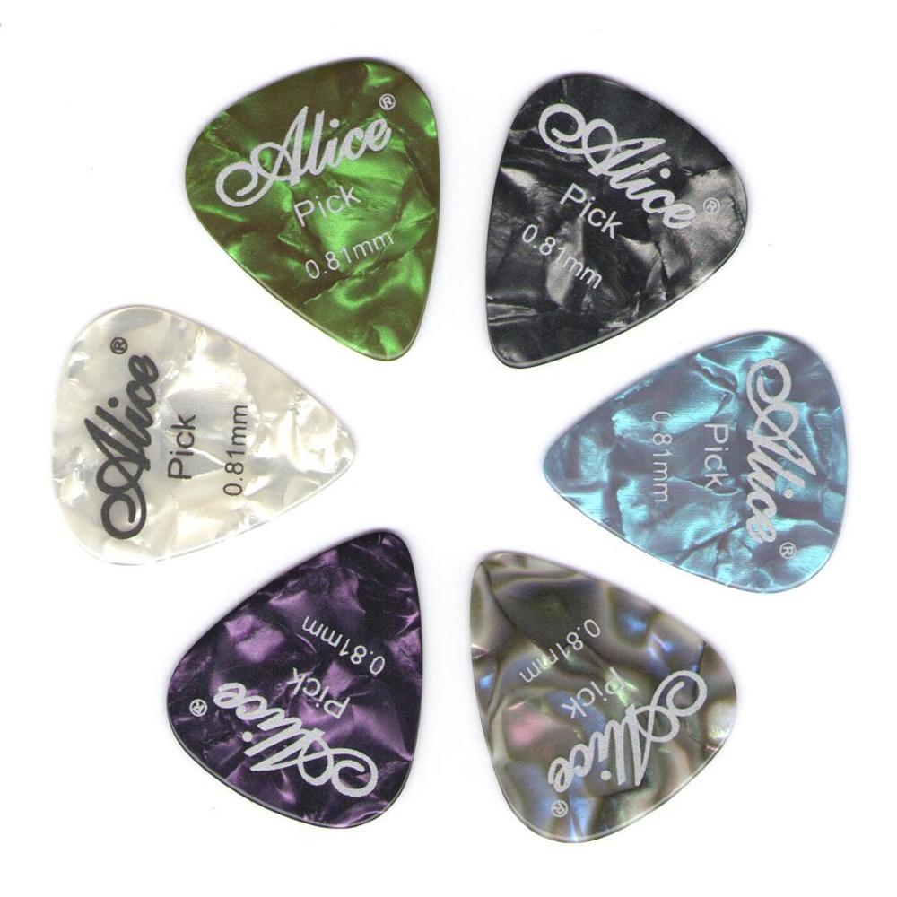 Alice AP100 Celluloid Guitar Picks for Acoustic & Electric