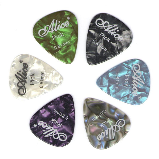 Alice AP100 Celluloid Guitar Picks for Acoustic & Electric