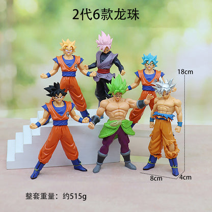 Dragon Ball Super Saiyan Action Figures - Goku & Vegeta