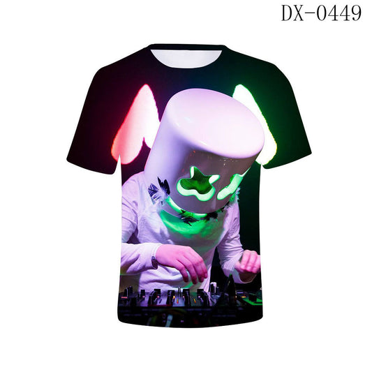 Marshmello 3D Unisex T-Shirt - Trendy DJ Style