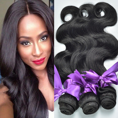 Realistic Hair Wig with Hair Extensions