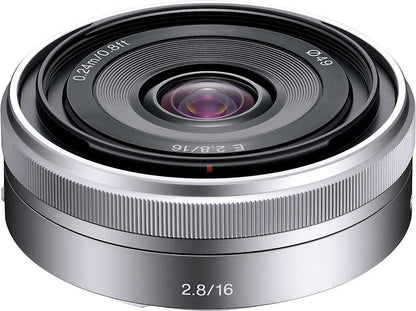 Sony SEL16F28 16mm f/2.8 Wide-Angle Lens for NEX Series Cameras (Renewed)