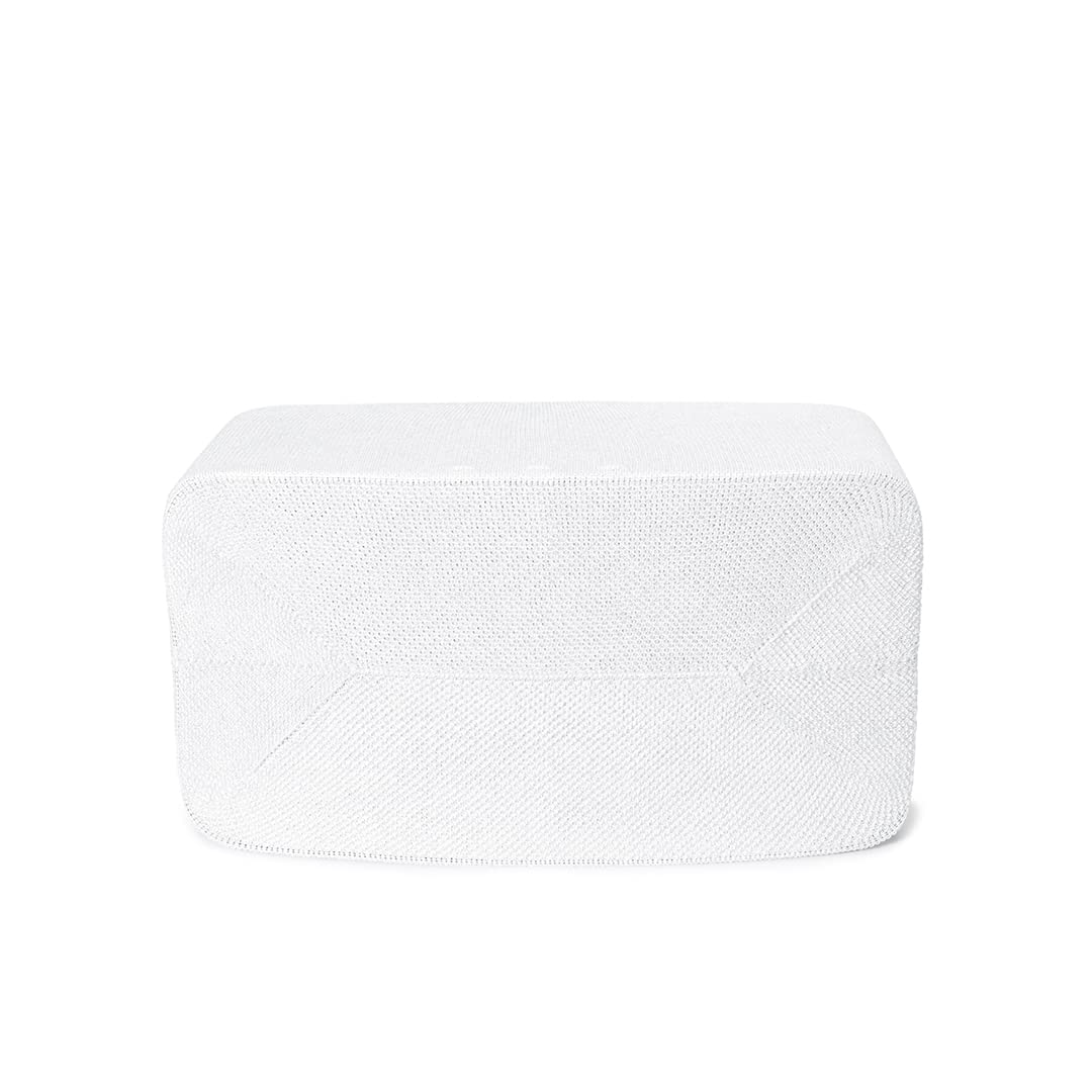 Soundskins Speaker Cover for Sonos Play 5 - Bright White | Custom Fit Speaker Cover | Premium Knitted Fabric with Acoustic Transparency