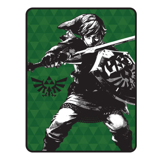 Franco Collectibles The Legend of Zelda Retro Video Game Bedding Super Soft Micro Raschel Throw 46 in x 60 in (Official Licensed Product)