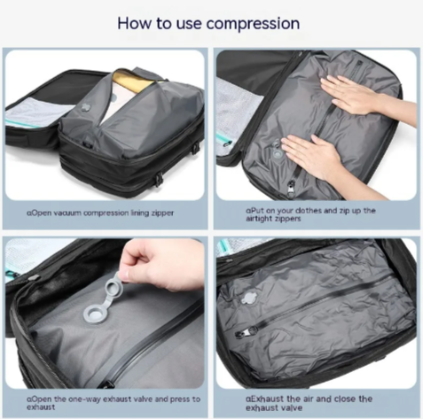 Multi-Function Airbag Backpack travel