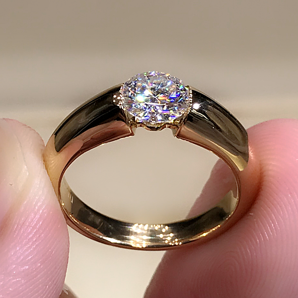 Women's Fashion Arc Couple Ring valentine birthday gift