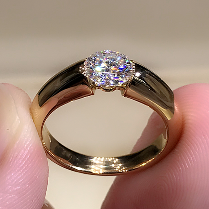 Women's Fashion Arc Couple Ring valentine birthday gift