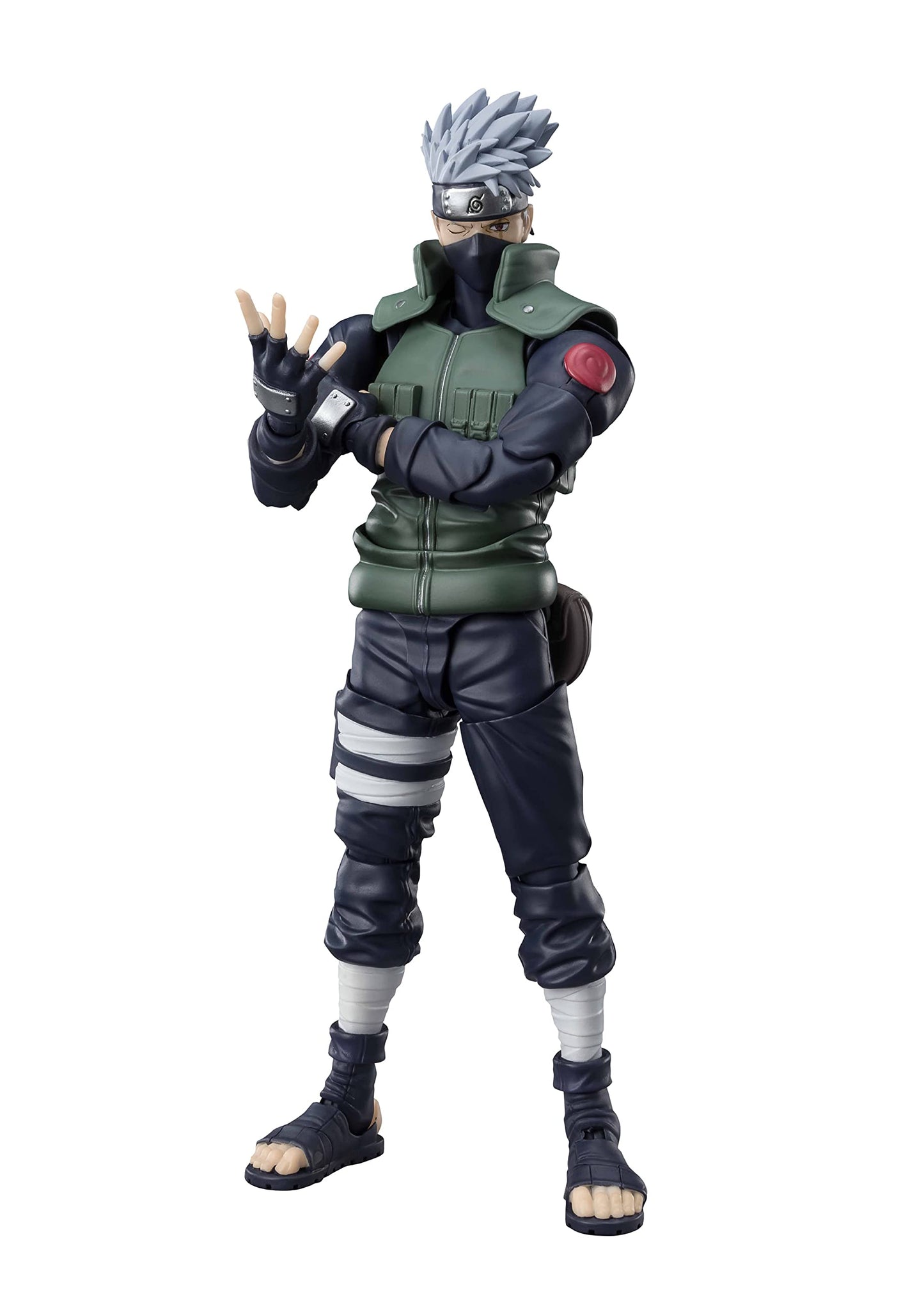 TAMASHII NATIONS - Naruto Shippuden - Kakashi Hatake (The famed Sharingan Hero) Bandai Spirits S.H.Figuarts Action Figure