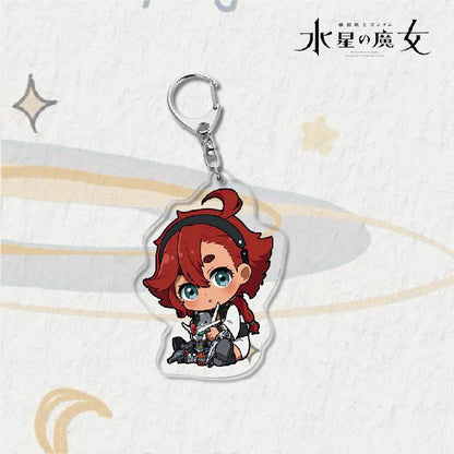 Acrylic Keychain - Mobile Suit Gundam Witch from Mercury