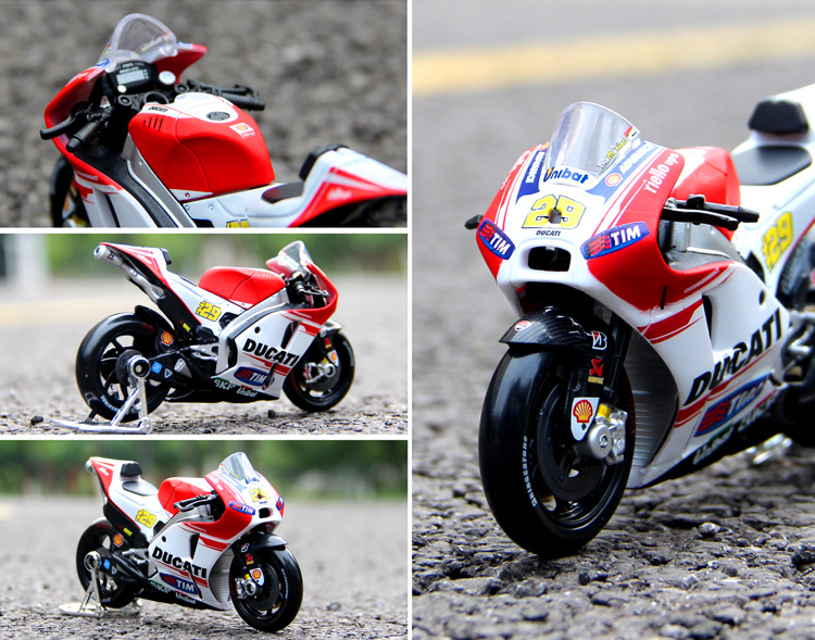1:18 Alloy Motorcycle Model - Ducati, Yamaha, Honda Repsol