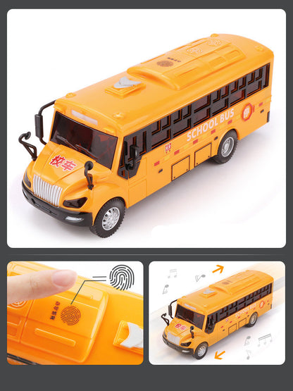 Children's School Bus Toy Model - Large Inertia Vehicle 29cm