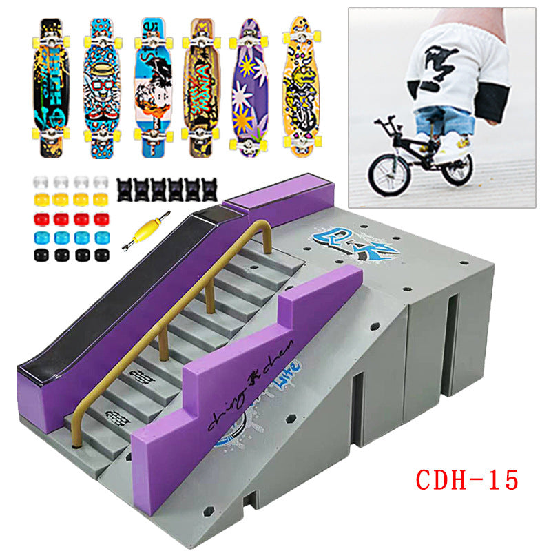 Finger Skatepark Ramp Set for BMX and Skateboard