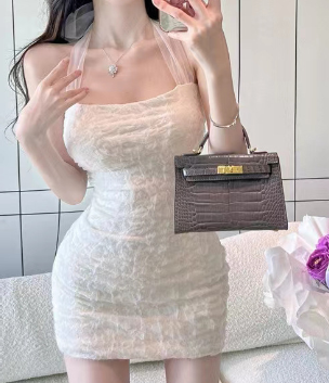 Cross-Border Sexy Asymmetrical Bodycon Dress woman women date couple party night clubbing