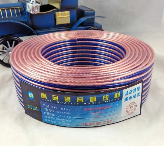 300-Core Blue & White Speaker Cable