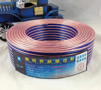 300-Core Blue & White Speaker Cable