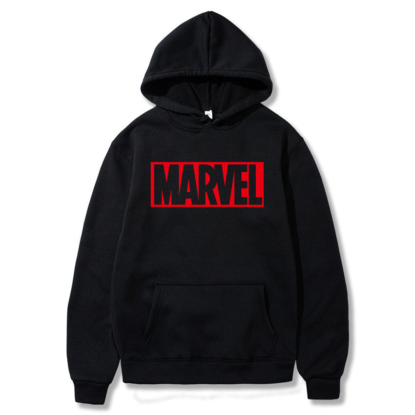 Men's Fashion Hoodie with MARVEL Print for Fall Winter
