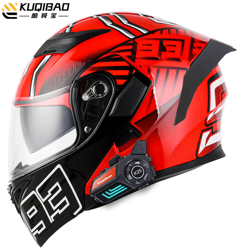 Cool Ride Anti-Fog Dual Lens Bluetooth Motorcycle Helmet