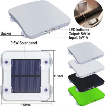 Solar Window Power Bank 5200mAh USB