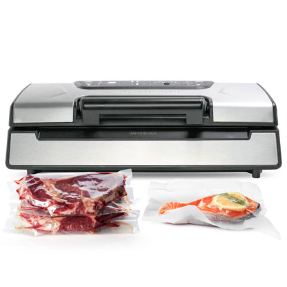 Avid Armor Vacuum Sealer Machine AVS2400 Professional Food Sealer with Roll Storage & Built-In Cutter Compact Vacuum Sealer for Food Preservation
