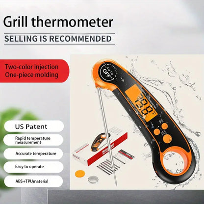 Instant Read Waterproof Digital Meat Thermometer