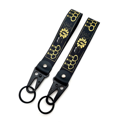 JDM Culture Keychain Wrist Strap with Digital Print 19.5cm x 2.5cm