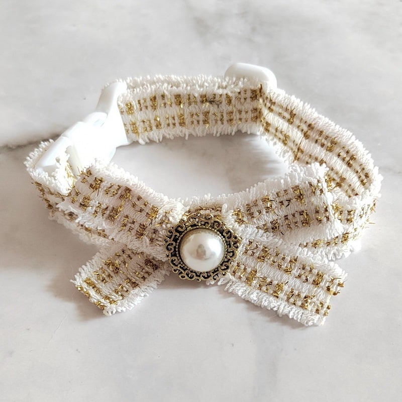 Sweet Cat Bow Tie Pet Collar