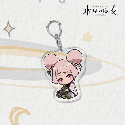 Acrylic Keychain - Mobile Suit Gundam Witch from Mercury