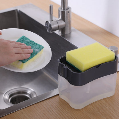 Automatic Liquid Soap Dispenser & Kitchen Organizer Gadget