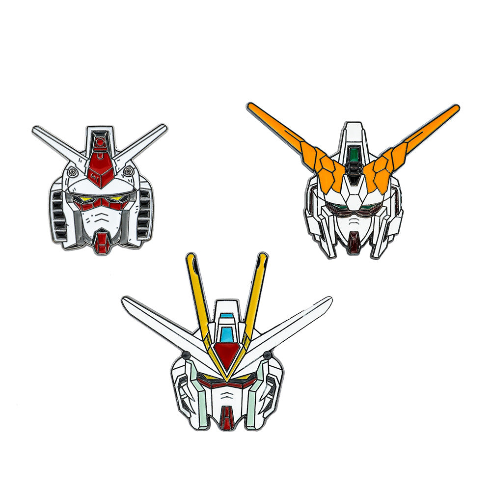 Creative Cartoon Robot Gundam Metal Badge Pin ANIMATE