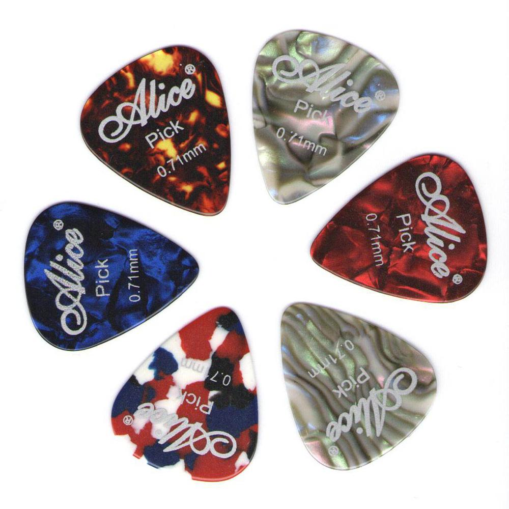 Alice AP100 Celluloid Guitar Picks for Acoustic & Electric