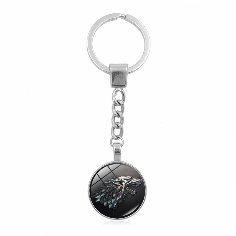 Game of Thrones Keychain with Key Ring