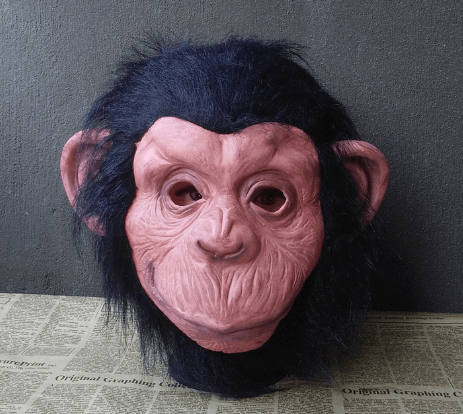 Monkey Mask  Gorilla  Headpiece  (One Piece)