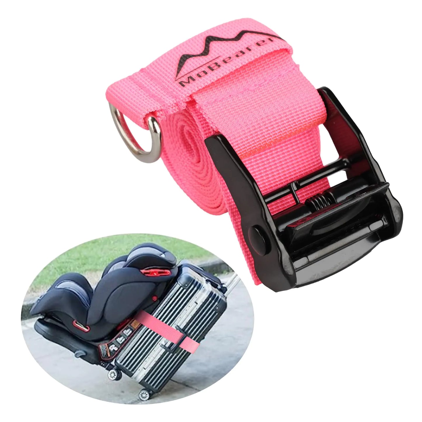 Car Truck Baby Kid Travel Strap to Convert Kid Car Seat and Carry-on Luggage into an Airport Car Seat Stroller Safe Travel Solution for Transport