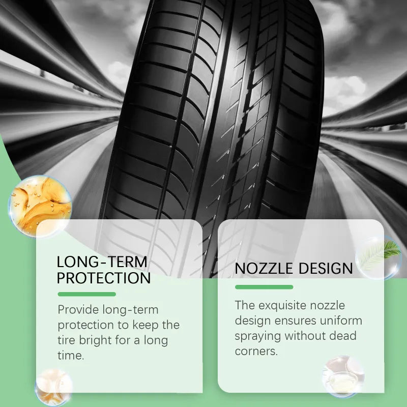 Car Tire Protective spray deep clean decontamination