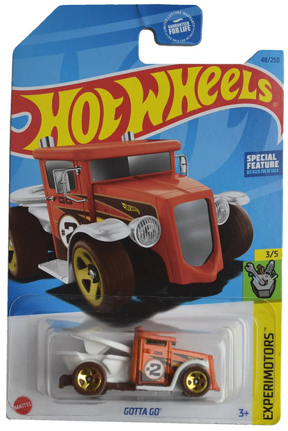 Hot Wheels Gotta Go Experimotors 3/5 [orange/white] 48/250