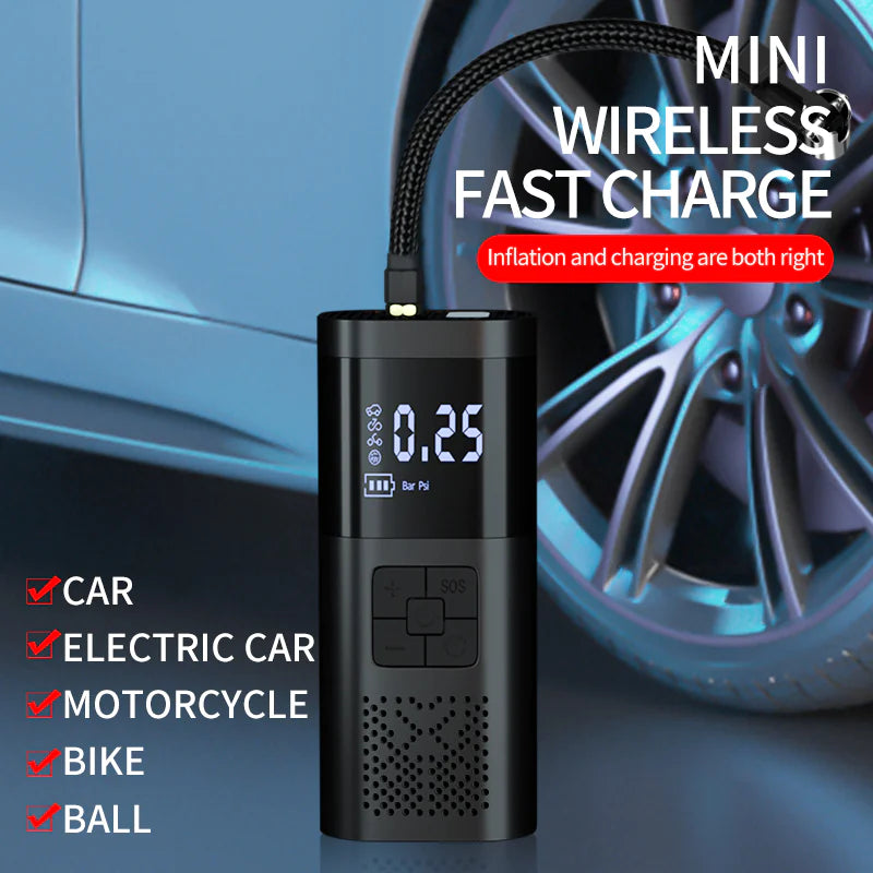 Multi-function Wireless Car bike motorcycle Tires Air pumper