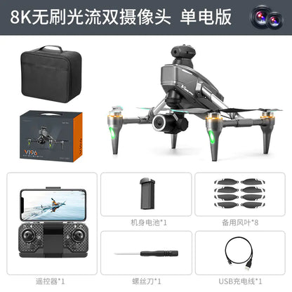 8K Camera Drone with Auto Return / Follow Me / obstacle avoidance / attitude hold