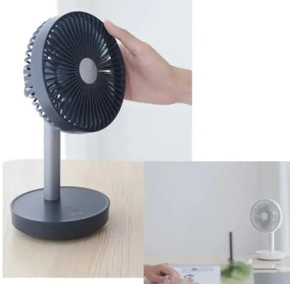 Desk Mini Fan 4000mAh Large Capacity Battery USB 3 adjustable speed