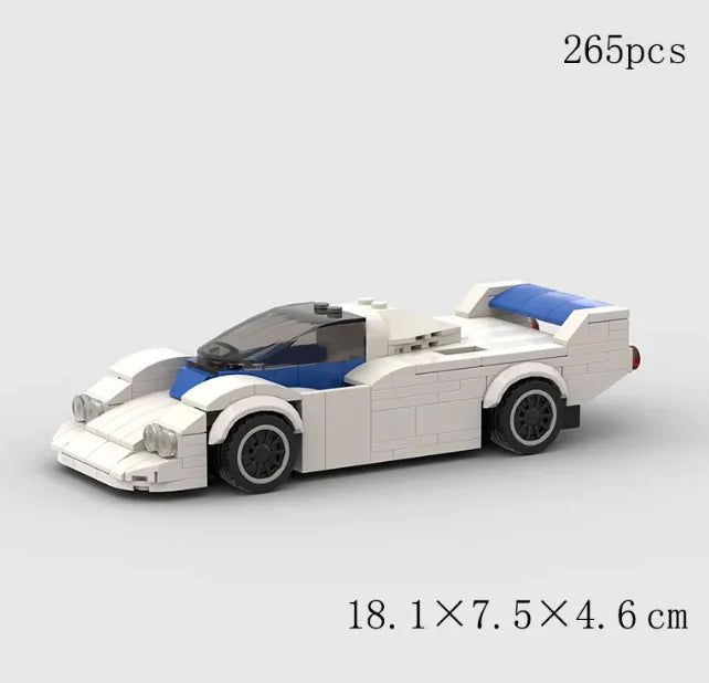 Kids Sports Car bricks building Set