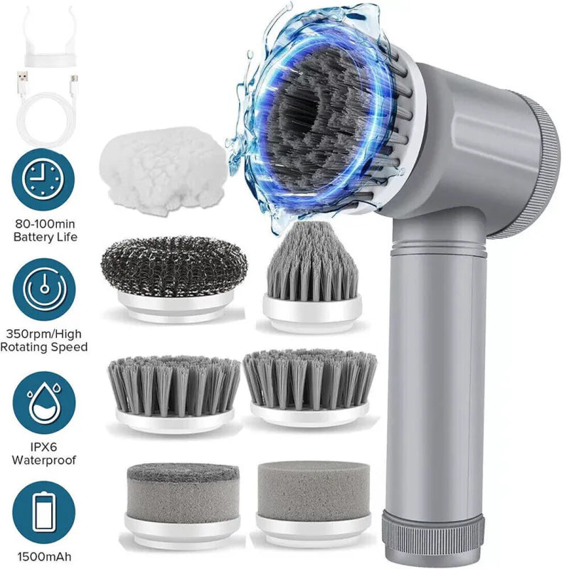 Rechargeable Electric Cordless Cleaning Brush car cleaning