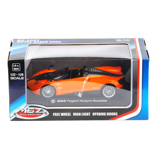 Pagani Zonda Huayra Diecast Model Car with Lights and Doors