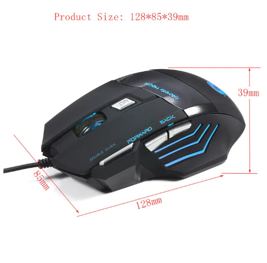 Professional Gaming Mouse 7 customizable buttons