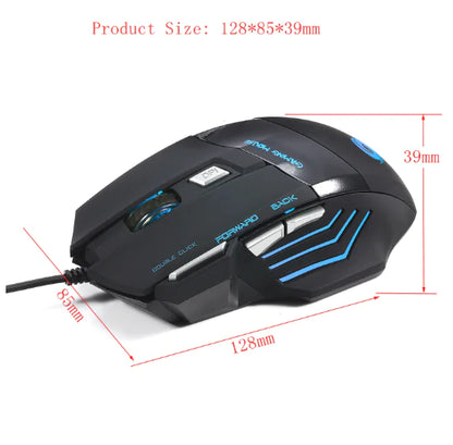 Professional Gaming Mouse 7 customizable buttons