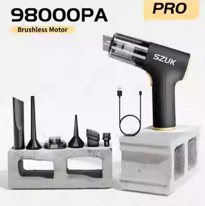 PowerClean 98000PA Car mini vacuum cleaner 98000pa