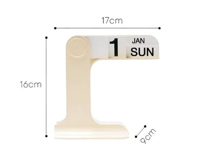 Modern Page Flip Desk Calendar clock multi color