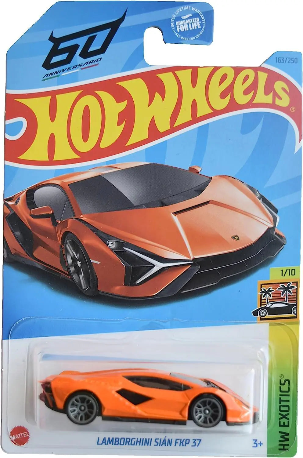 Hot Wheels Lamborghini Sian FKP 37 HW Exotics 1/10 [Orange] 163/250