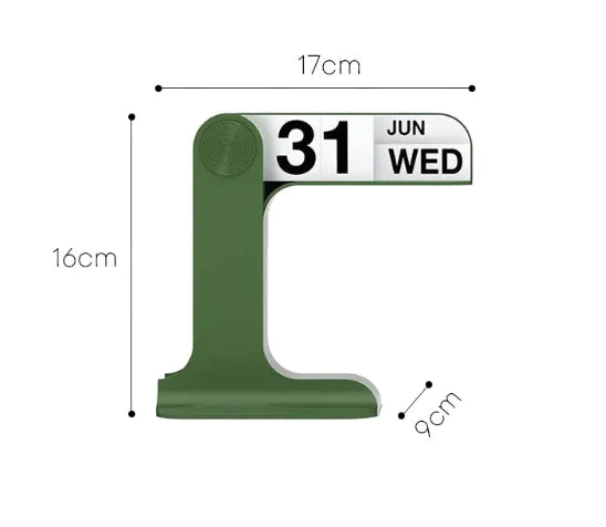 Modern Page Flip Desk Calendar clock multi color