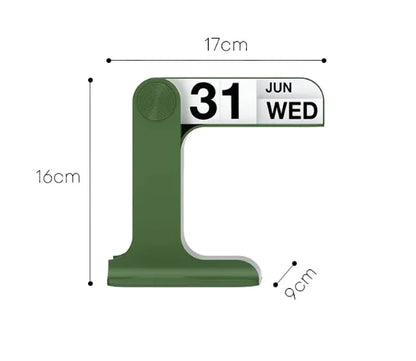 Modern Page Flip Desk Calendar clock multi color